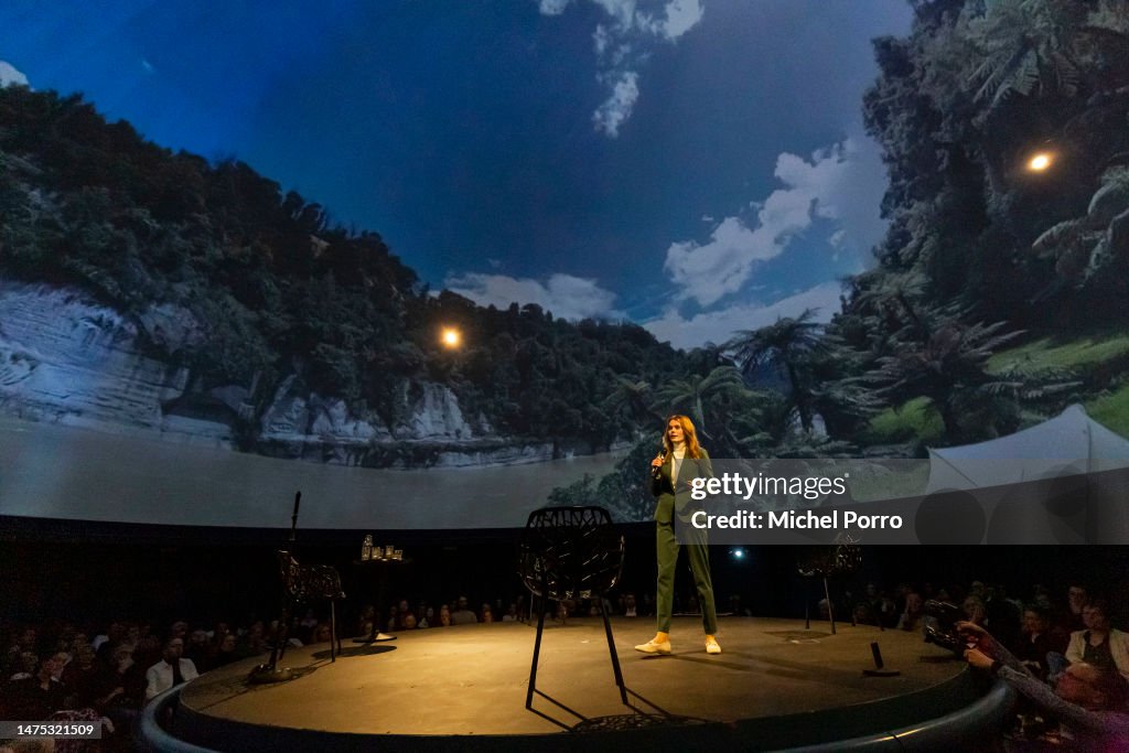 Nature Den Jessica den Outer presents her book 'Rights for Nature' during the ...
