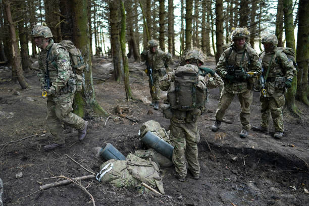 GBR: Junior Soldiers Take Part In Tactical Exercises on Otterburn Ranges