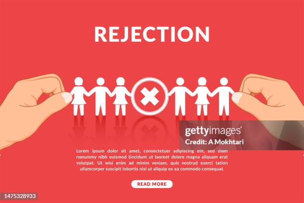 origami creative concept, rejection. - employee engagement survey stock illustrations