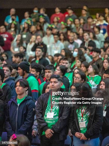 Anaheim, CA Thousands attend Mass at the annual Religious Education Congress Youth Day, a Catholic teaching conference for youth and adults, held at...