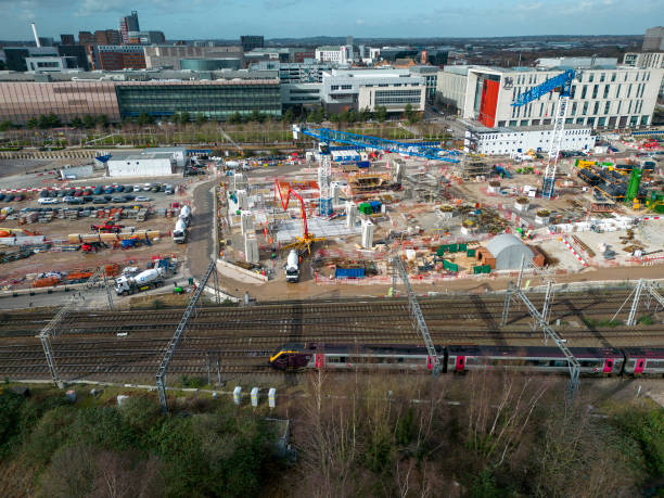 GBR: Views Of HS2 Construction Around Curzon Street