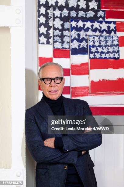 Fashion designer Tommy Hilfiger is photographed for WWD on October 14, 2022 in New York City.