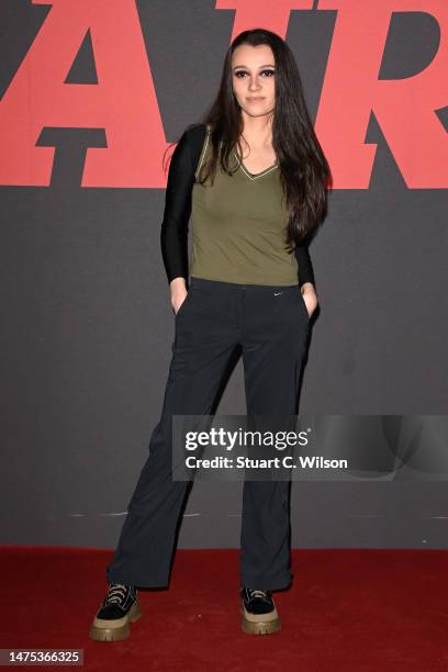 Daisy Maskell attends The UK special screening of "Air" on March 22, 2023 in London, England.