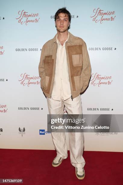 Guido Milani attends the photocall for the movie "Stranizza D'Amuri" at Odeon The Space on March 22, 2023 in Milan, Italy.