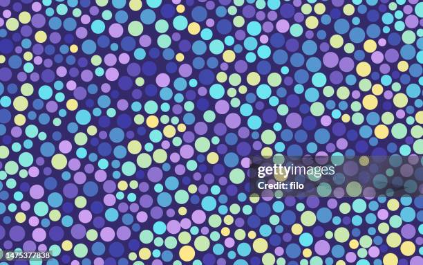 ilustrações, clipart, desenhos animados e ícones de fundo abstrato de padrão de textura de pontinho - color blindness