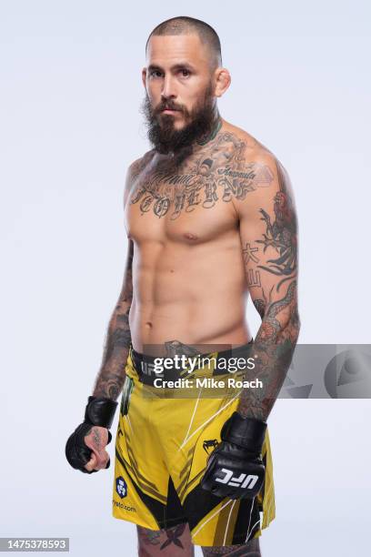 Marlon Vera poses for a portrait during a UFC photo session on March 22, 2023 in San Antonio, Texas.