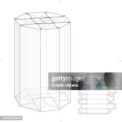 Octagonal Retail Box High-Res Vector Graphic - Getty Images