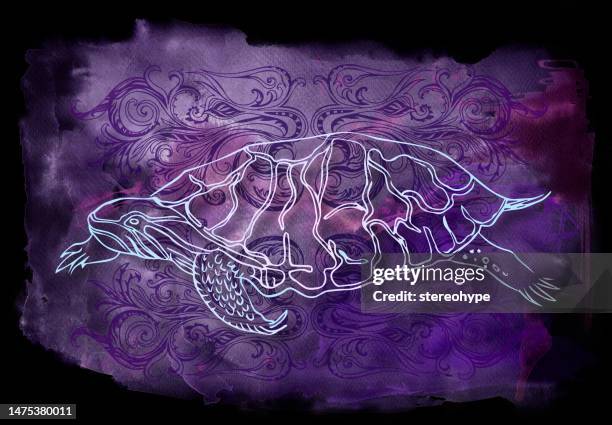 turtlelegance - snake skin background stock illustrations