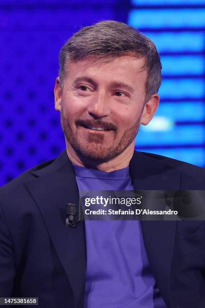 Max Biaggi attends the "Stasera C'è Cattelan" Tv Show on March 22, 2023 in Milan, Italy.