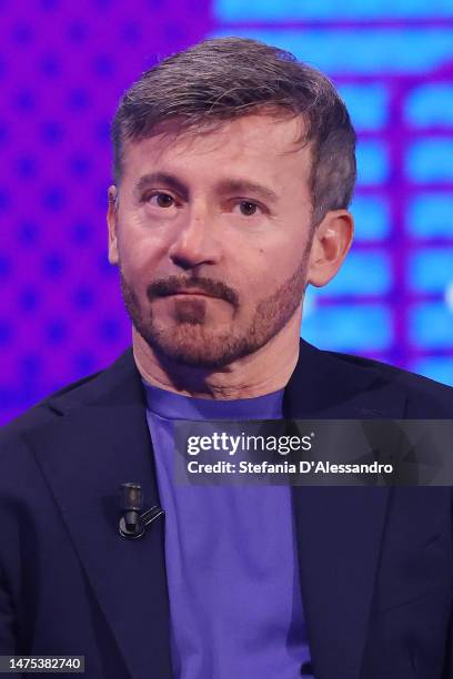 Max Biaggi attends the "Stasera C'è Cattelan" Tv Show on March 22, 2023 in Milan, Italy.