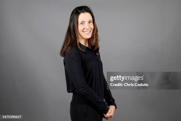 Albane Valenzuela of Switzerland poses for a portrait at Superstition Mountain Golf and Country Club on March 22, 2023 in Apache Junction, Arizona.