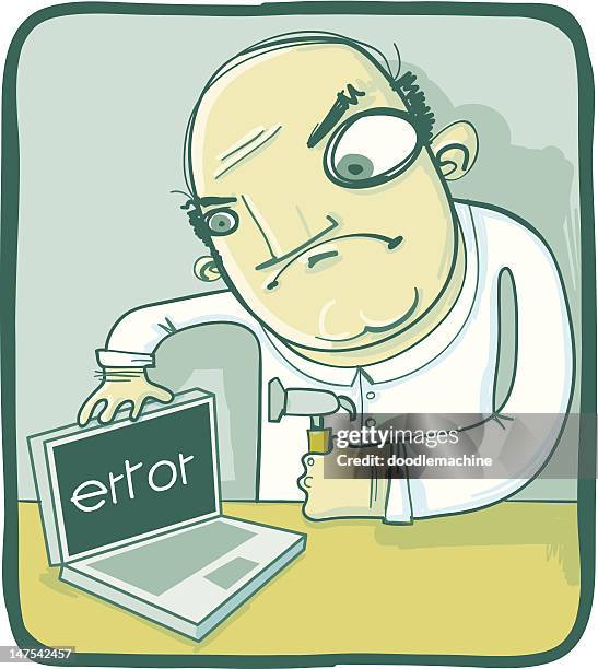 Stressed Computer Meme 170 Stressed At Computer Cartoon Stock Photos, High-Res Pictures, and ...