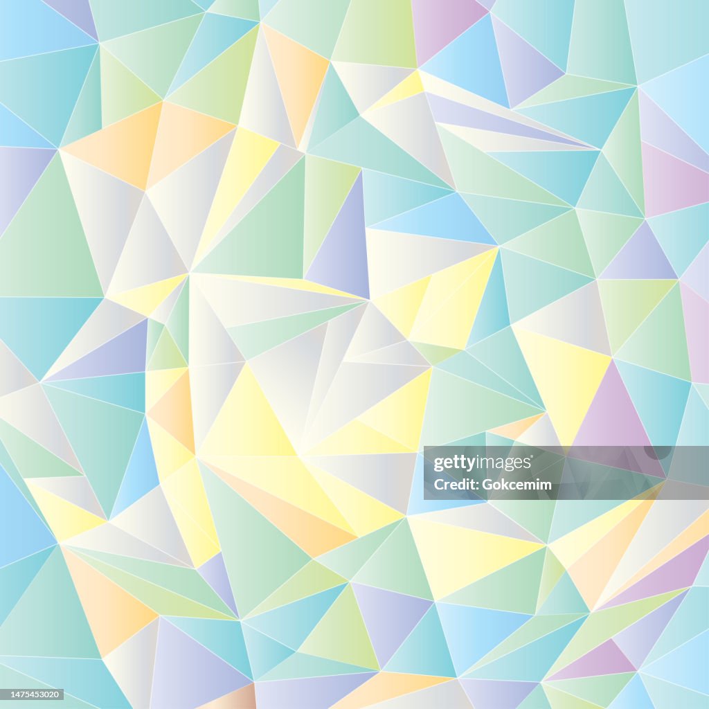Multicolored Geometric Pattern Diamond Triangle Vector Background High ...