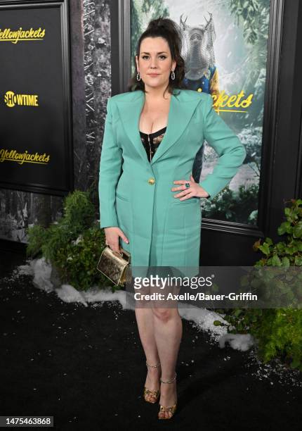 Melanie Lynskey attends the World Premiere of Season Two of Showtime's "Yellowjackets" at TCL Chinese Theatre on March 22, 2023 in Hollywood,...