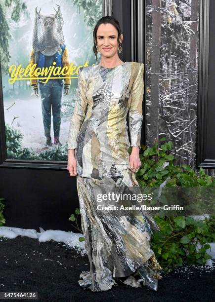 Juliette Lewis attends the World Premiere of Season Two of Showtime's "Yellowjackets" at TCL Chinese Theatre on March 22, 2023 in Hollywood,...