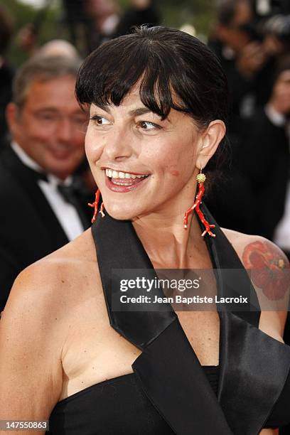 Actress and singer Lio attends the "Vengeance" premiere at the Grand Theatre Lumiere during the 62nd Annual Cannes Film Festival on May 17, 2009 in...