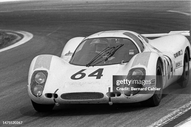 Hans Herrmann, Porsche 908 LH, Le Mans 24 Hours, Circuit de la Sarthe, Le Mans, 15 June 1969.