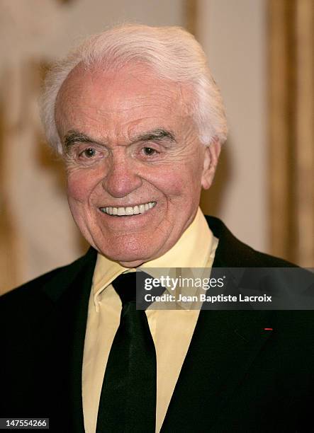 Jack Valenti during Jack Valenti receives the Legion of Honor at Ministere of Culture in Paris, France.