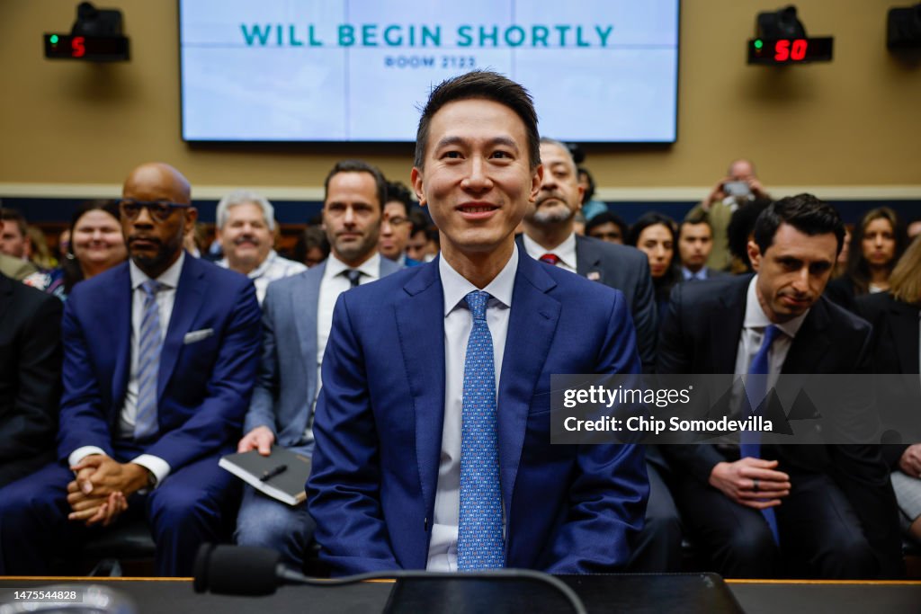 TikTok CEO Shou Zi Chew Testifies At U.S. House Hearing