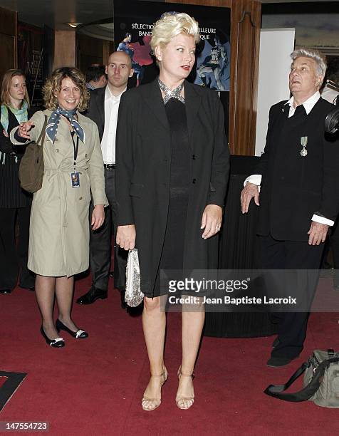 Jill Vandenberg during 13th Jules Verne Film Festival - Ceremony Arrivals at Rex Theatre in Paris, France.