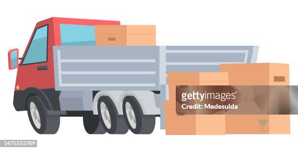 ilustraciones, imágenes clip art, dibujos animados e iconos de stock de boxeo - dump truck cartoon