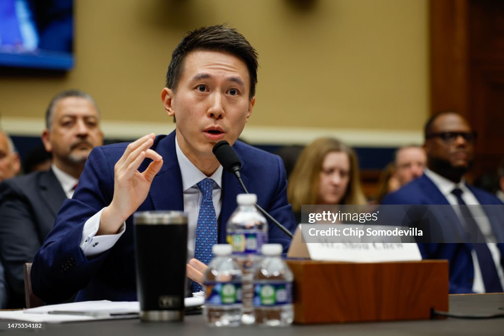 TikTok CEO Shou Zi Chew Testifies At U.S. House Hearing