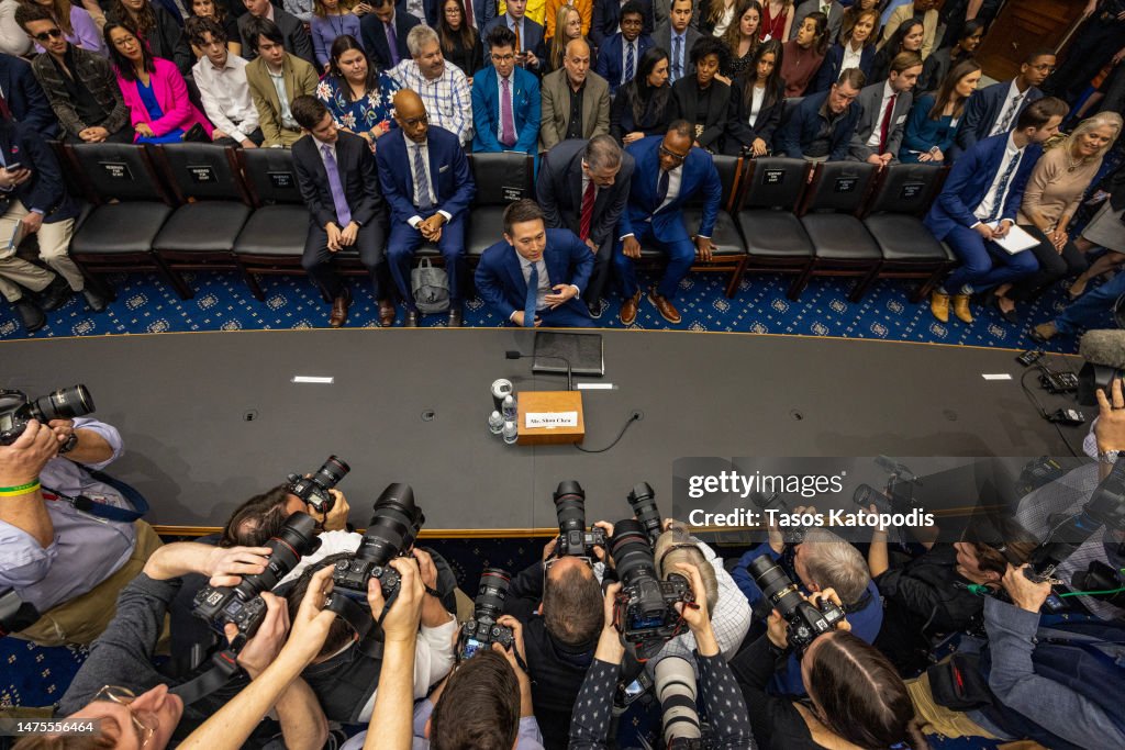 TikTok CEO Shou Zi Chew Testifies At U.S. House Hearing