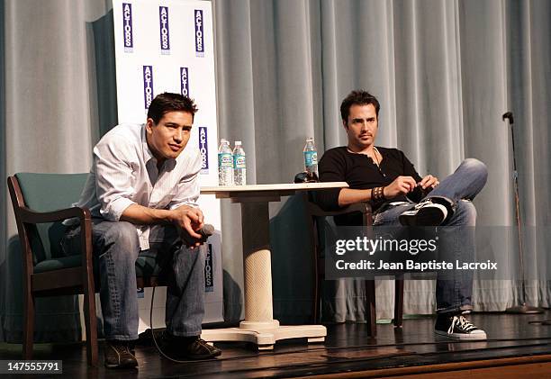 Mario Lopez and Victor Webster during Actors Expo Hosted by Mario Lopez and Featuring Special Guest Speakers Renny Harlin, Kia Jam and Victor Webster...