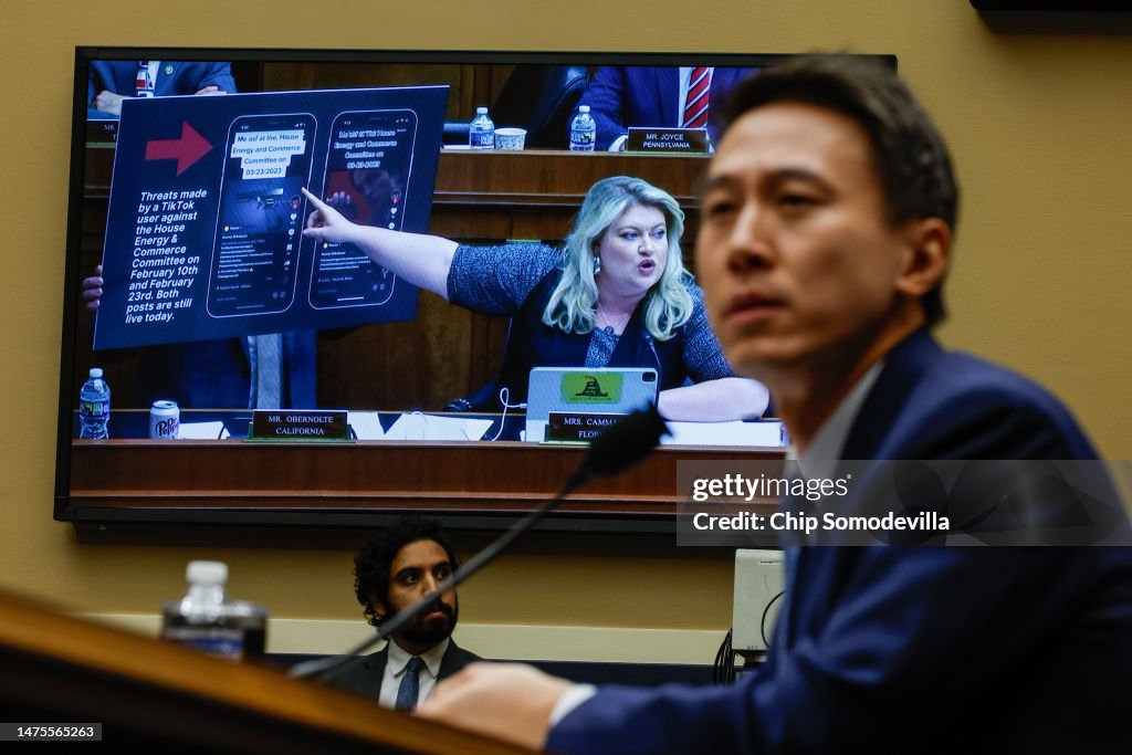 TikTok CEO Shou Zi Chew Testifies At U.S. House Hearing