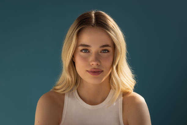 natural beauty - mulher bonita imagens e fotografias de stock