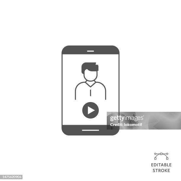 tutorial flat line icon with editable stroke. the icon is suitable for web design, mobile apps, ui, ux, and gui design. - engaging classroom stock illustrations