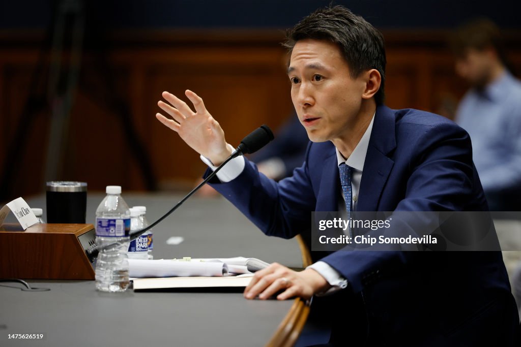 TikTok CEO Shou Zi Chew Testifies At U.S. House Hearing