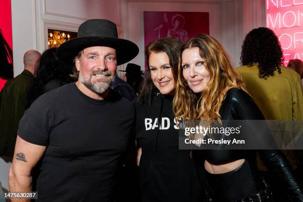 Brian Bowen Smith, Jennifer Howell and Danielle Clarke attend The Art of Elysium presents Frankie and the Studs X Forever 21 collection on March 22,...