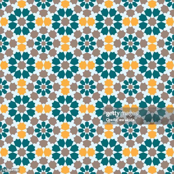 islamic pattern - islamic pattern stock illustrations
