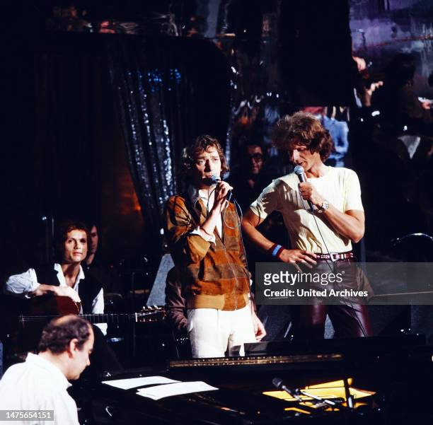 Liedercircus, Sendreihe, Deutschland 1976 - 1988, Sendung vom 31. August 1981, Regie: Pit Weyrich, Mitwirkende: Toni Stricker am Klavier, Ludwig...