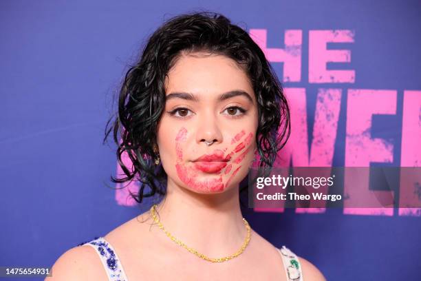 Auli'i Cravalho attends the premiere of Prime Video's "The Power" at DGA Theater on March 23, 2023 in New York City.