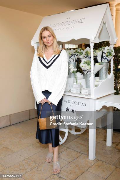 Alyssa Julya Smith joins goop and Emilia Wickstead to celebrate the launch of new collaboration with tea by Claridge’s at The Maybourne Beverly Hills...