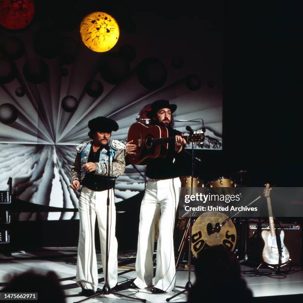 Spaß und Musik - bunt gemischt, Unterhaltungsshow, Deutschland 1975, Regie: Dieter Weidisch, mit dabei: Gruppe "Dorados" aus der Schweiz.