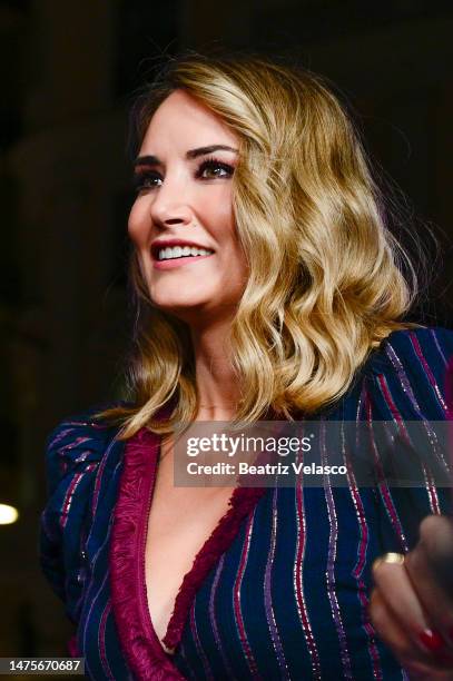 Alba Carrillo attends the premiere of "Aladdin. The Musical" at Teatro Coliseum on March 23, 2023 in Madrid, Spain.