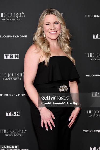 Kristian Kelly Bright arrives on the red carpet in Times Square to celebrate Trinity Broadcasting Networks’ premiere of THE JOURNEY: A Music Special...