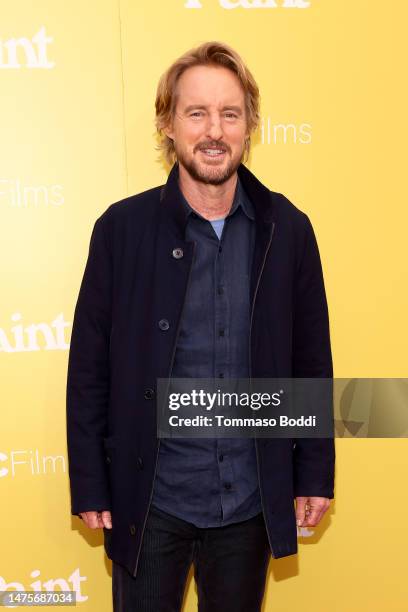 Owen Wilson attends the Los Angeles Premiere of IFC Films' "Paint" at The Theatre at Ace Hotel on March 23, 2023 in Los Angeles, California.