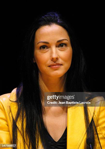 Julie Dreyfus during "Kill Bill Vol. 1" Press Conference in Paris at Forum des Images in Paris, France.