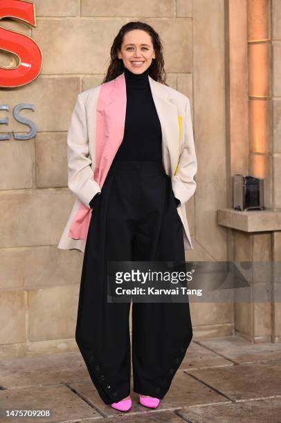 Daisy Head attends the "Dungeons & Dragons: Honour Among Thieves" UK Premiere at Cineworld Leicester Square on March 23, 2023 in London, England.