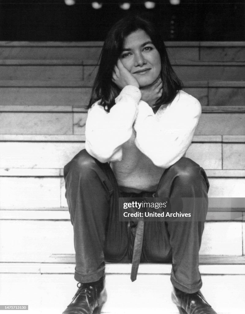 Marie Colbin, österreichische Autorin und Schauspielerin, Ende 1980er