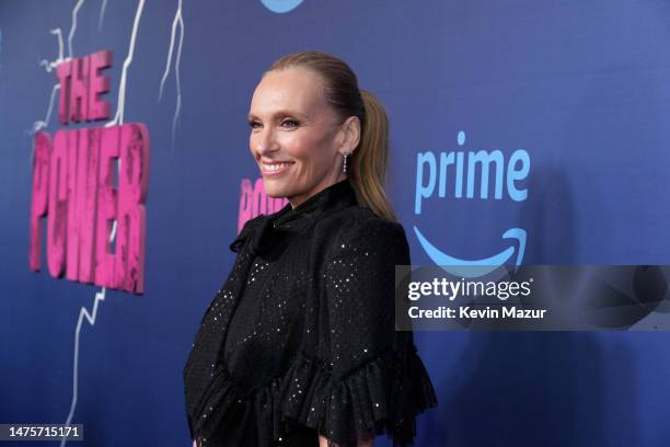 Toni Collette attends "The Power" New York Red Carpet Premiere and Screening on March 23, 2023 in New York City.