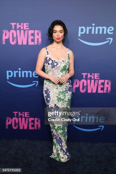 Auli'i Cravalho attends "The Power" New York Red Carpet Premiere and Screening on March 23, 2023 in New York City.