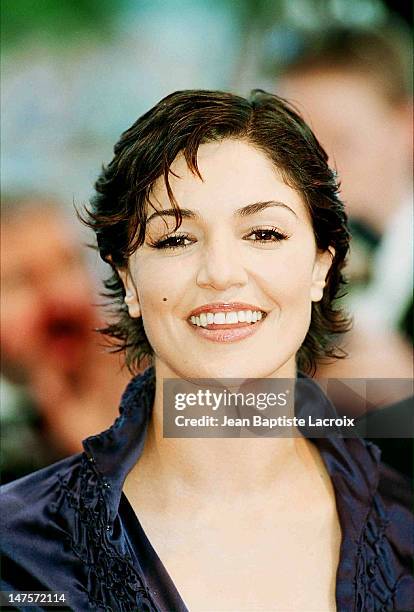 Nadia Fares during Cannes Film Festival 2001 at Palais des Festivals in Cannes, France.