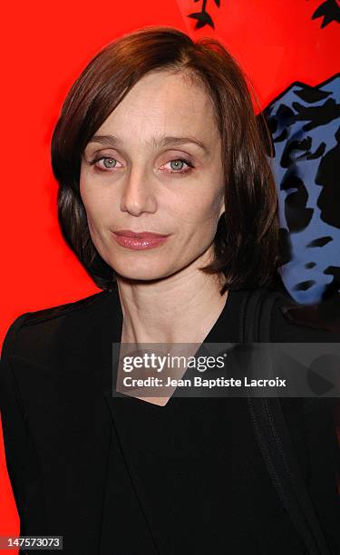 Kristin Scott Thomas during "Petites Coupures" Press Screening - Paris at Max Linder - Grands Boulevards in Paris, France.