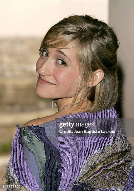 Allison Mack during 13th Jules Verne Film Festival - Allison Mack Photocall at Eiffel Tower in Paris, France.