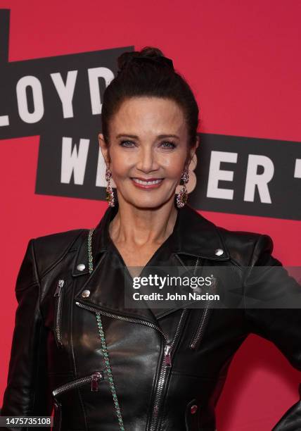 Lynda Carter attends the opening night of 'Bad Cinderella' on Broadway at Imperial Theatre on March 23, 2023 in New York City.